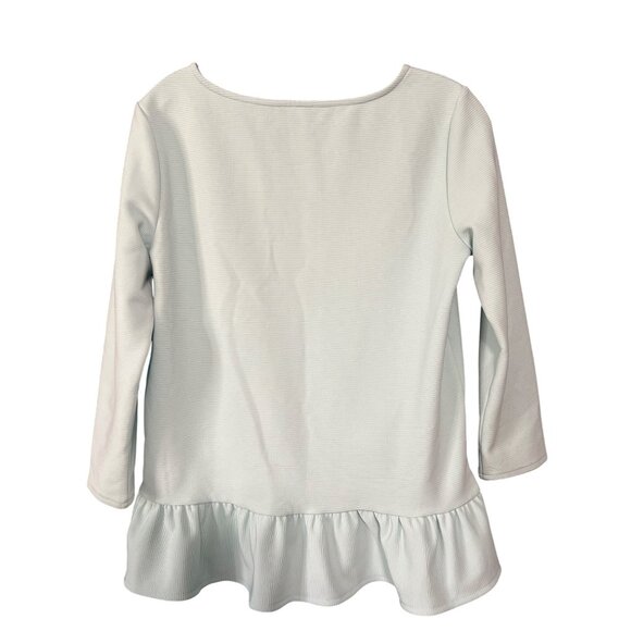 Ann Taylor Small Blue Peplum Top - Picture 7 of 7